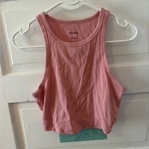 Wild Fable Ribbed Pink Tank Top